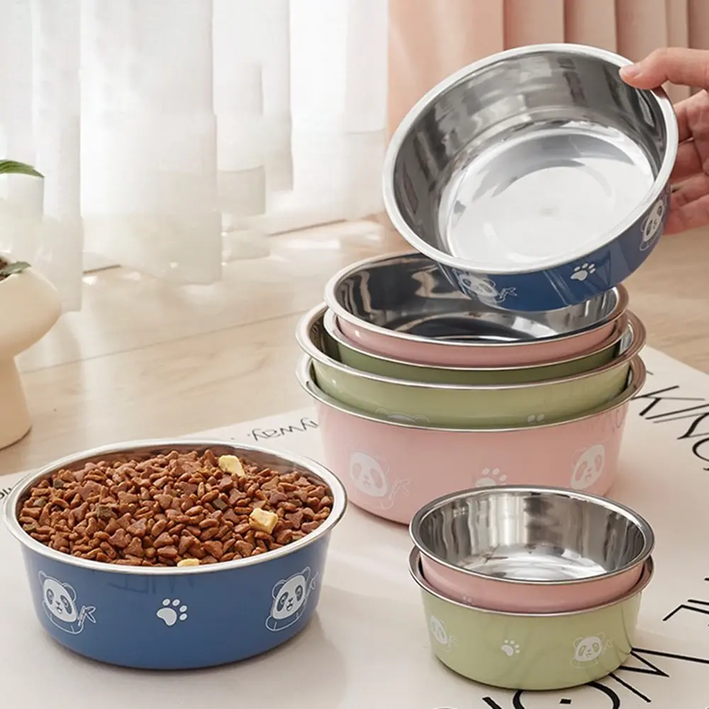 Non-Slip Stainless Steel Pet Bowl for Dog Cat Safe Durable Feeding Bowl for  Small Medium Large Dog Cats Feeding Drinking Bowl