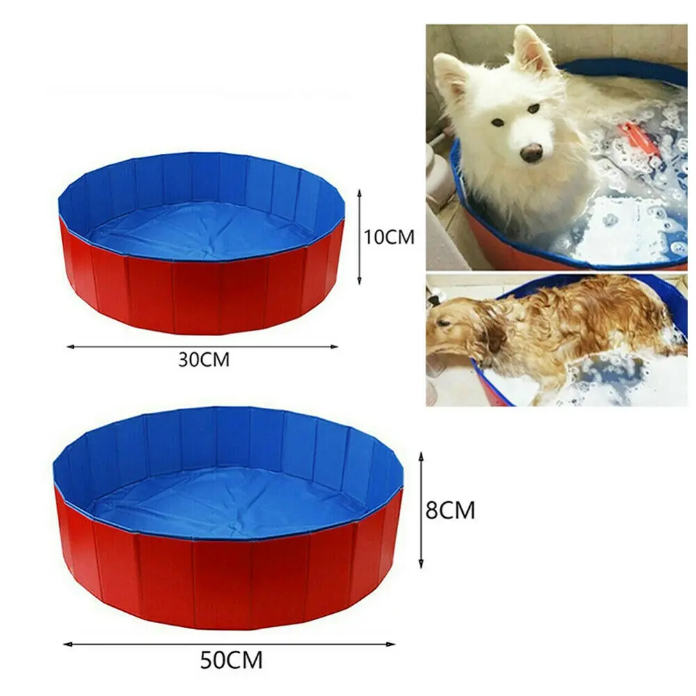 Foldable Dog Swimming Pool Bathing Tub for Small Dogs PVC Pet Pool Indoor Outdoor Wash Bathtub Pet Accessories