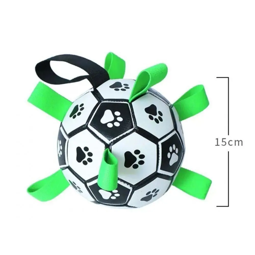 Dog Soccer Ball Toys-Interactive Durable Outdoor Training with Inflatable Pump Home &Pet Exercise