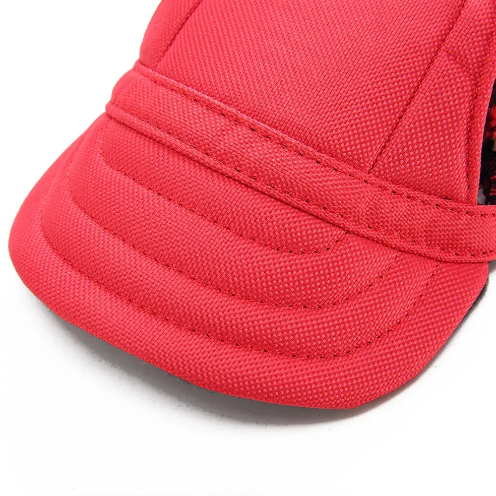 Dog Hat Dog Cat Sun Hat with Ear Holes Adjustable Pet Baseball Cap for Small and Medium Dogs Cats Pet Accessories