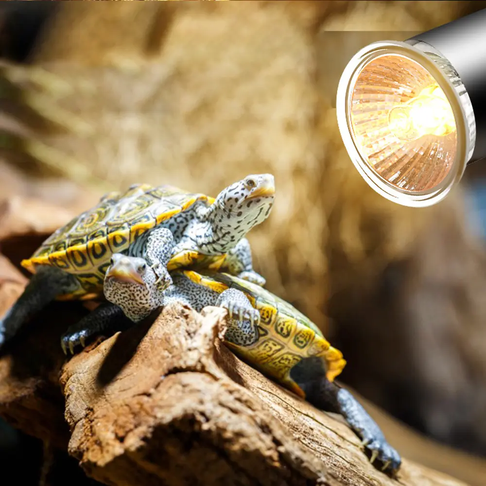 Turtle Lamps UV Calcium Heating 360 Degree Swivel For Aquatic Turtles Reptile UVA Full Spectrum