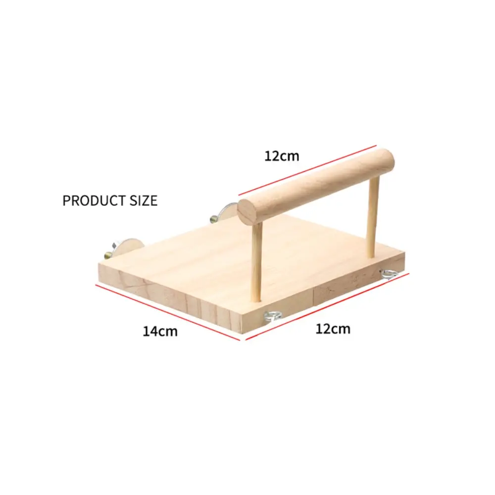 Bird Stand Platform Swing Toys Wooden Parrot Swing Toy Suspension Bridge Climbing Frame with Chewing Beads Birdcage Accessories