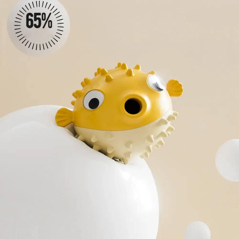 Dog Fish-Shaped Food Leakage Ball Bite Resistant Teeth Cleaning Toy Interactive Pet Supplies