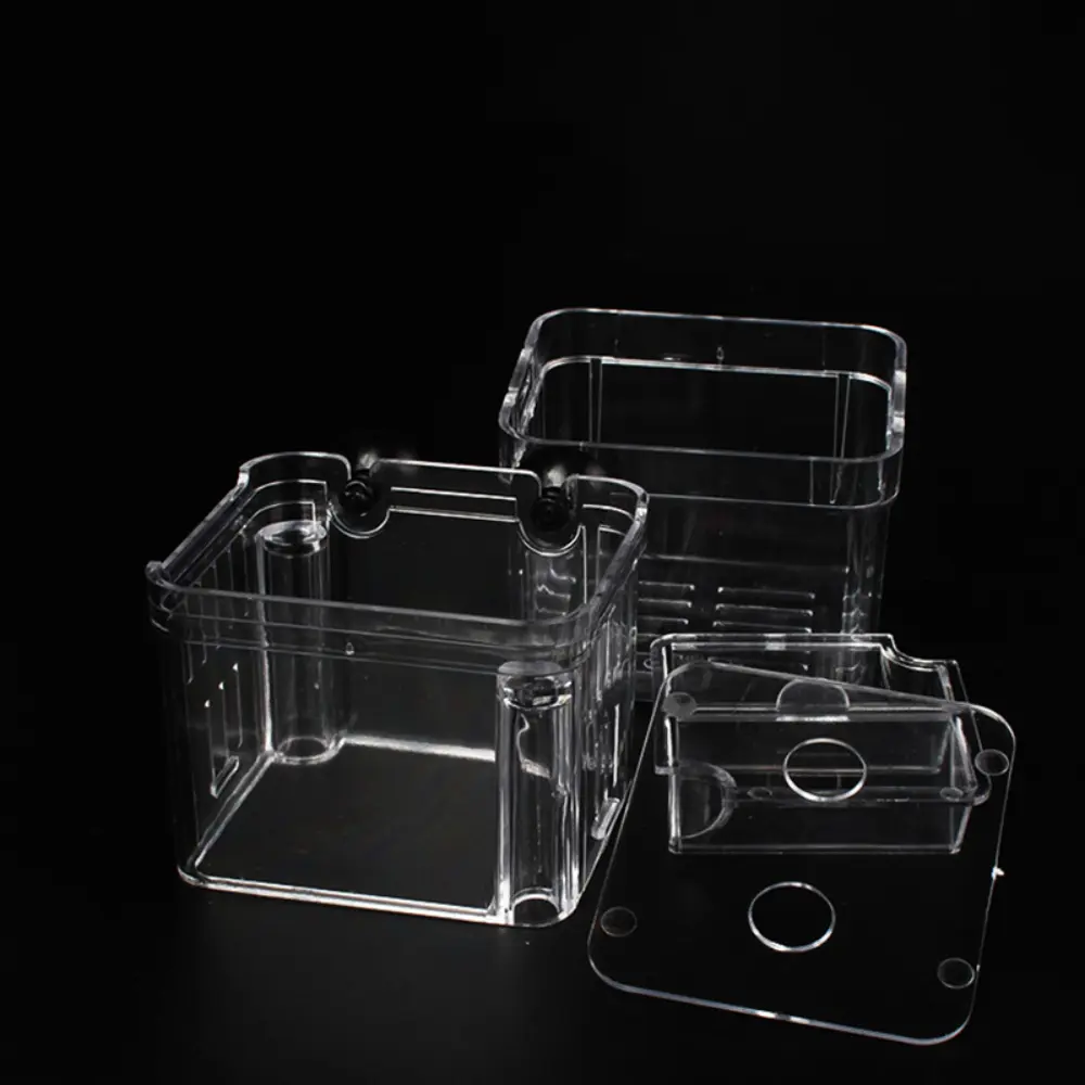 Fish Breeder Box Clear High Transparent Acrylic with Oxygen Port Fish Incubator Hatching Tank for Aquarium