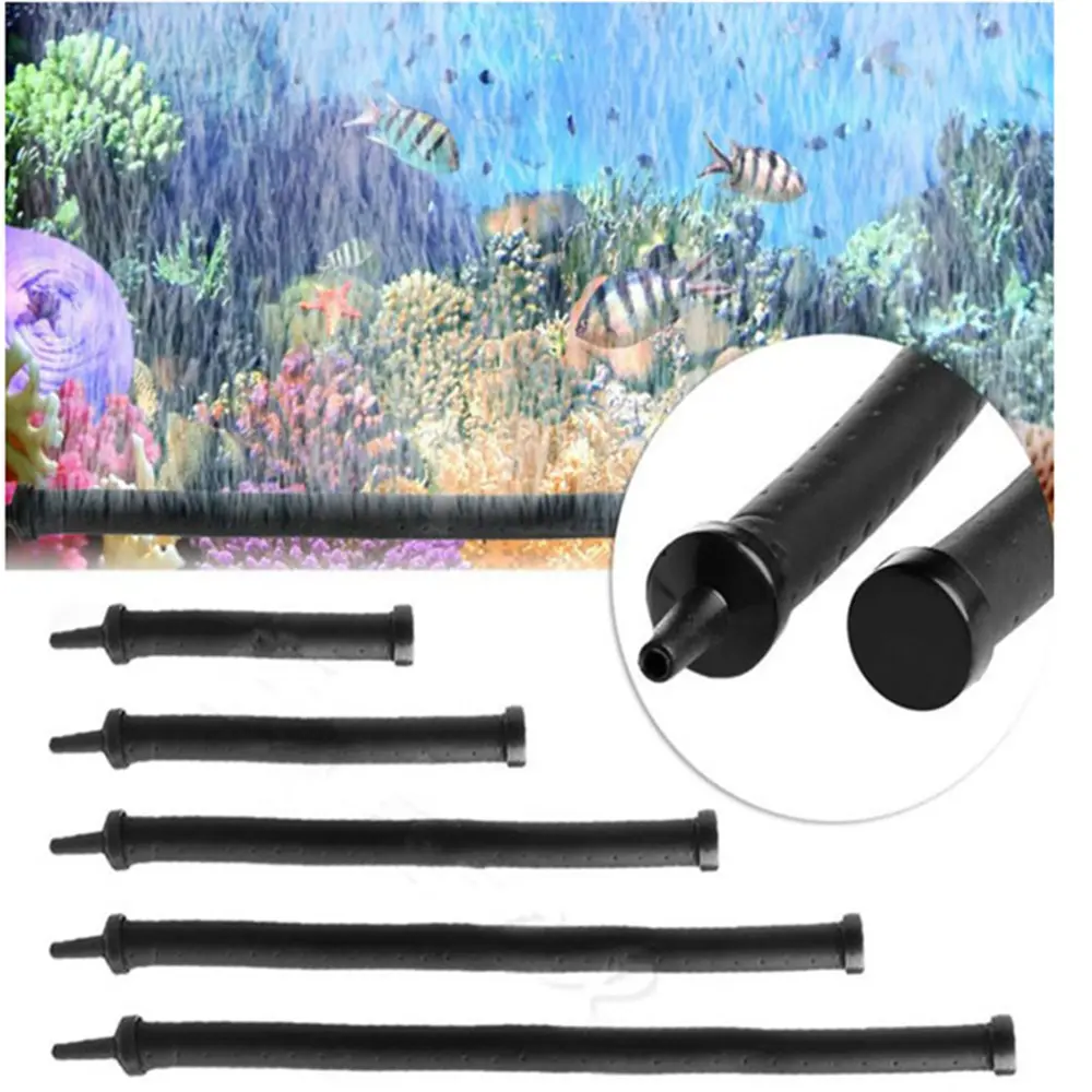 Aquarium Fish Tank Bubble Strip 20cm-120cm Soft Tube Oxygenating Air Stone Diffuser Hydroponic Oxygen Hose