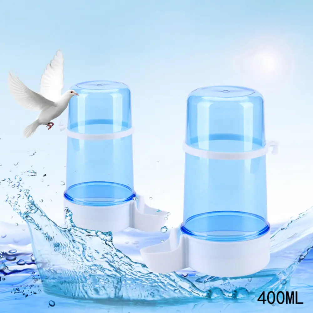 Automatic Bird Feeder And Water Drinker With Adjustable Clip Hanging Design For Parrot Cage Budgie Cockatiel Pet Bird Supplies