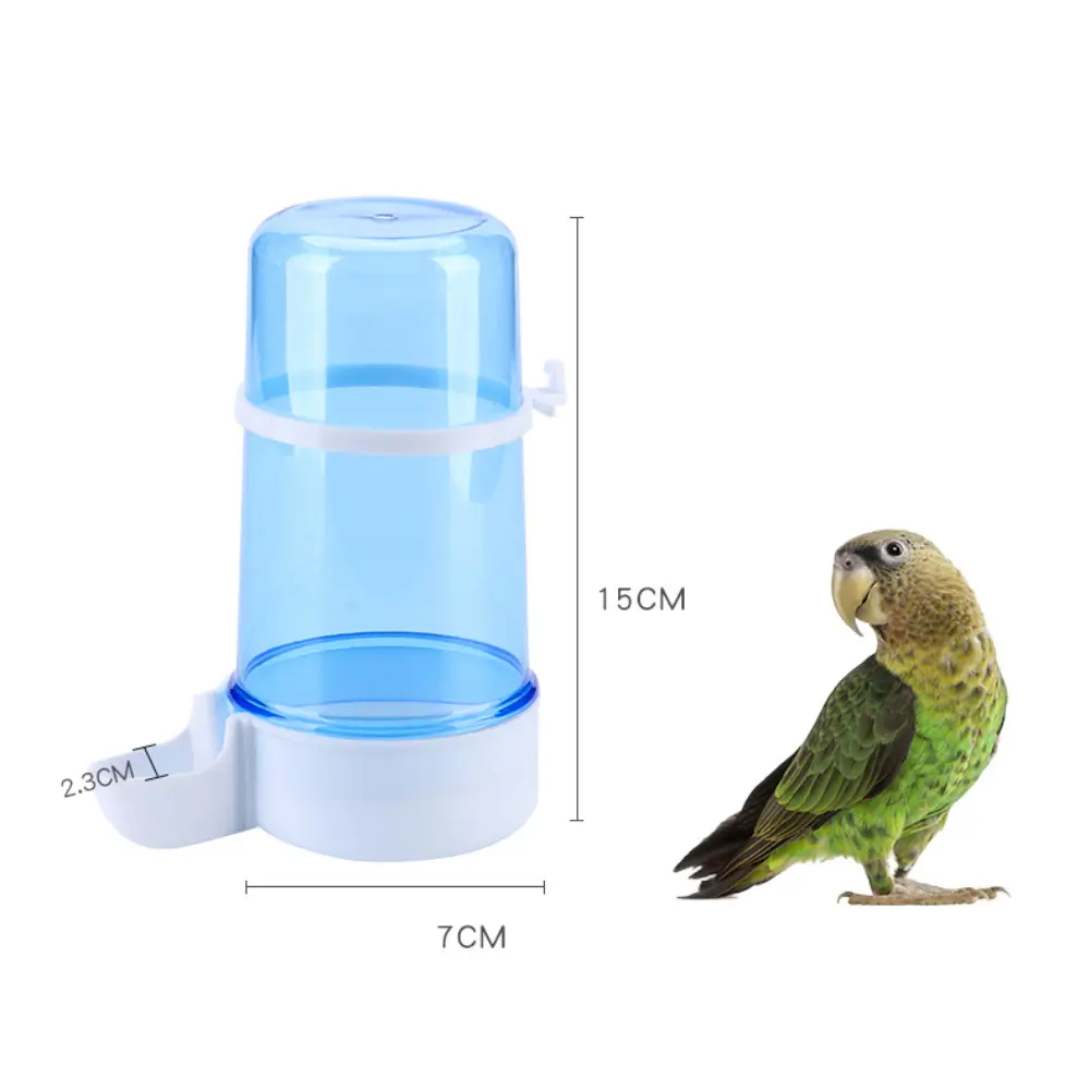 Automatic Bird Feeder And Water Drinker With Adjustable Clip Hanging Design For Parrot Cage Budgie Cockatiel Pet Bird Supplies