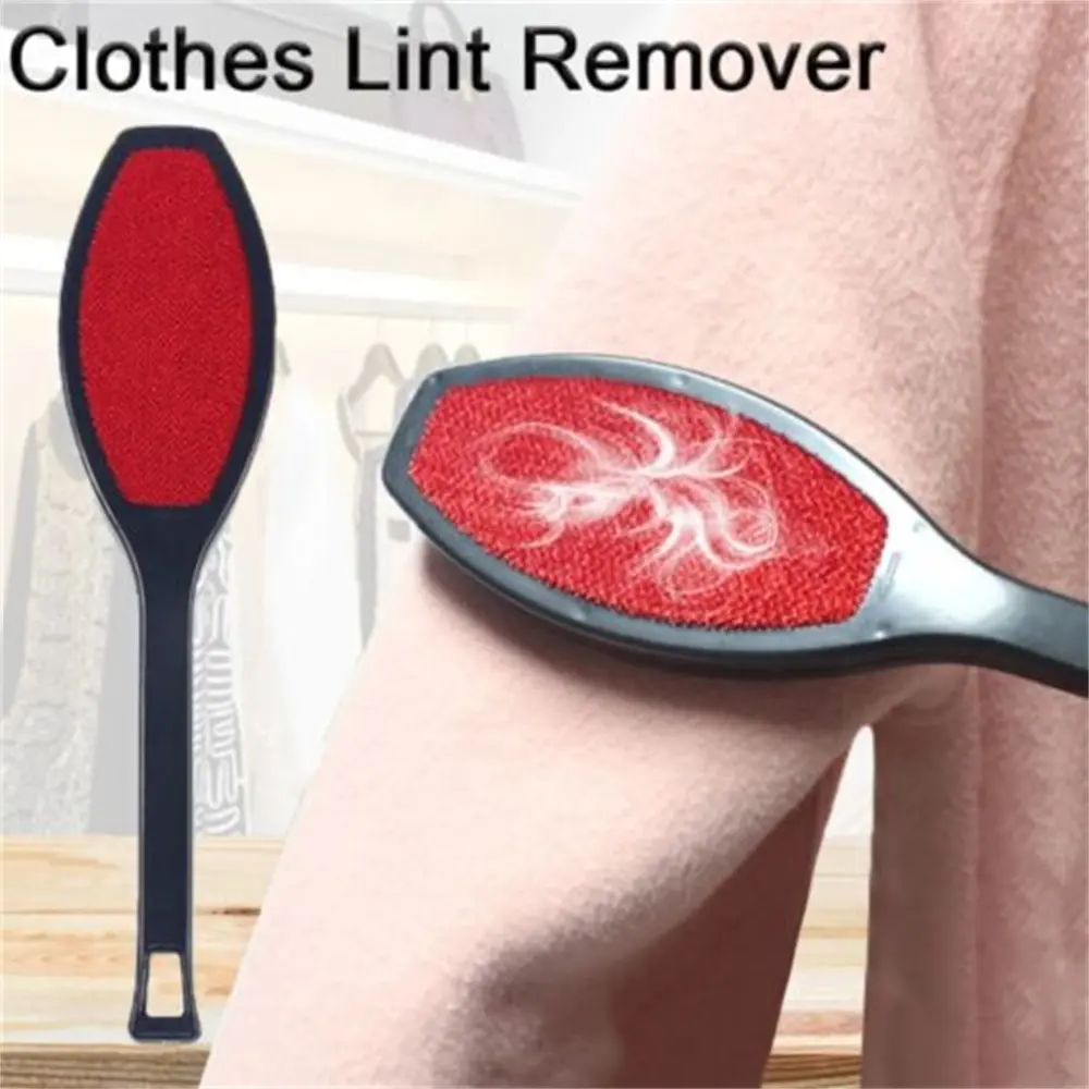 Dual-Sided Electrostatic Lint Brush - Reusable Pet Hair Remover for Clothes Couch & Carpet (Hypoallergenic & Multi-Surface Safe)
