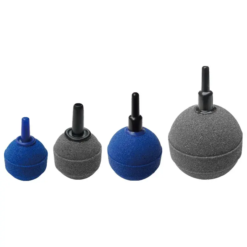 5pcs 20/30/50mm Aquarium Air Stones Bubble Oxygen Diffuser Ball Shaped Airstone for Large and Small Fish Tank Pond Hydroponics
