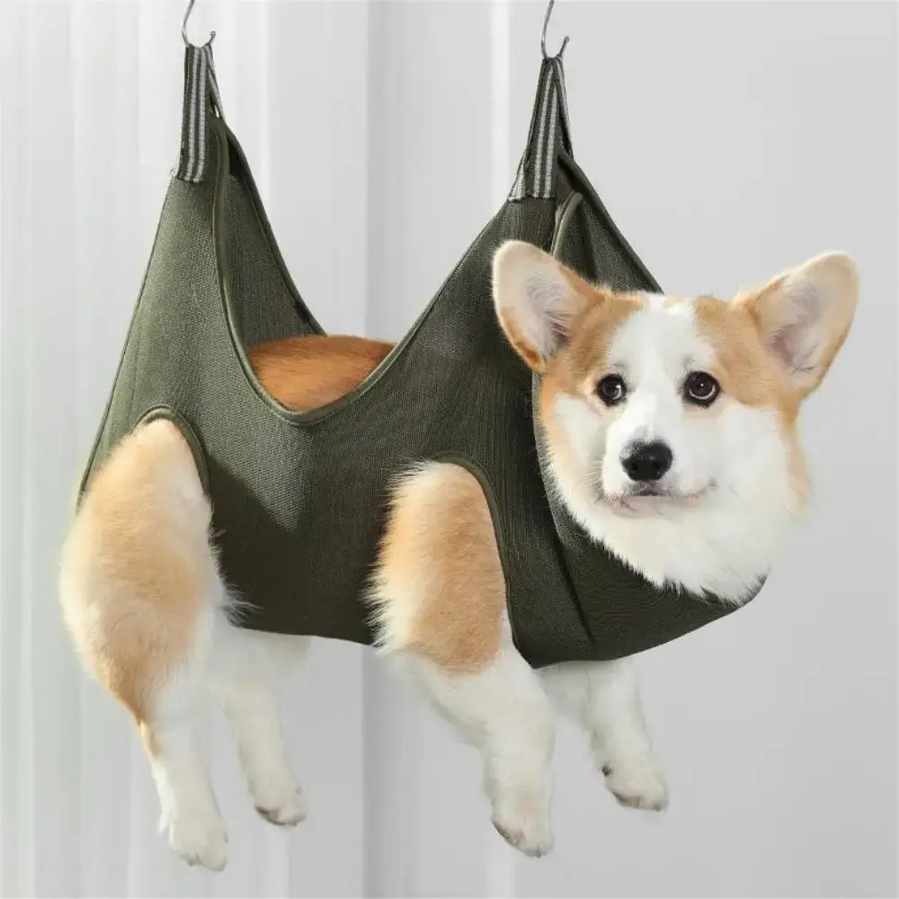 Pet Fixed Bag Cat Grooming Cut Nails Anti Scratch Bite Hanging Fixed Bag Cat Dog Grooming Hammock Restraint Bag Pet Supplies