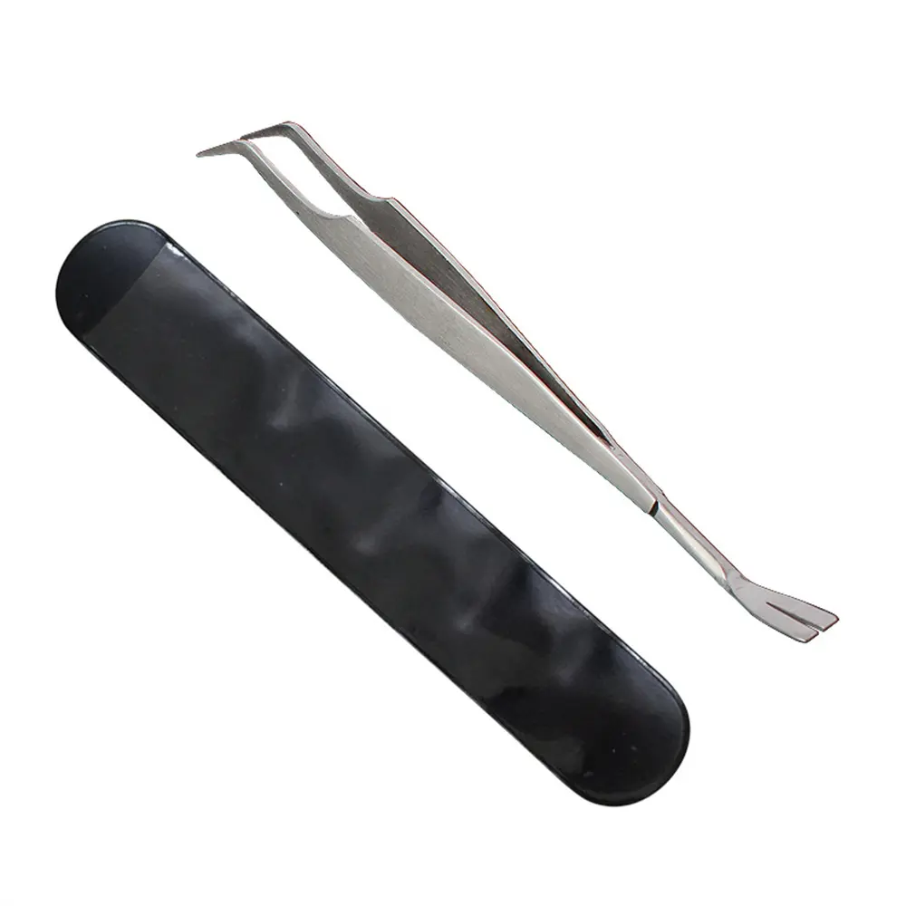 Surgical-Grade Stainless Steel Flea & Tick Remover - 2-in-1 Dual Hook & Tweezers for Dogs/Cats (Vet-Approved Grooming Kit)