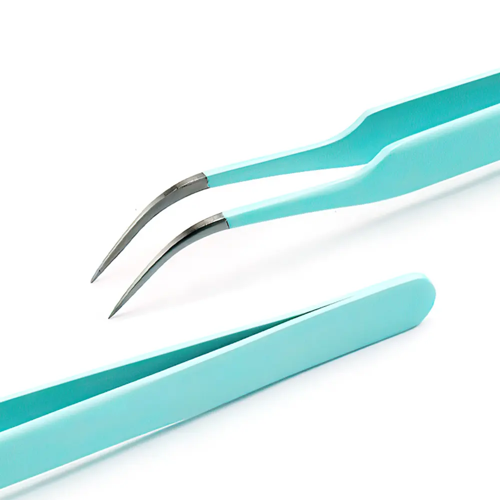 Professional Tick Remover Tool Tweezers for Pets and Humans Stainless Steel Flea Tick Clip Fork Tweezer for Dogs Cats