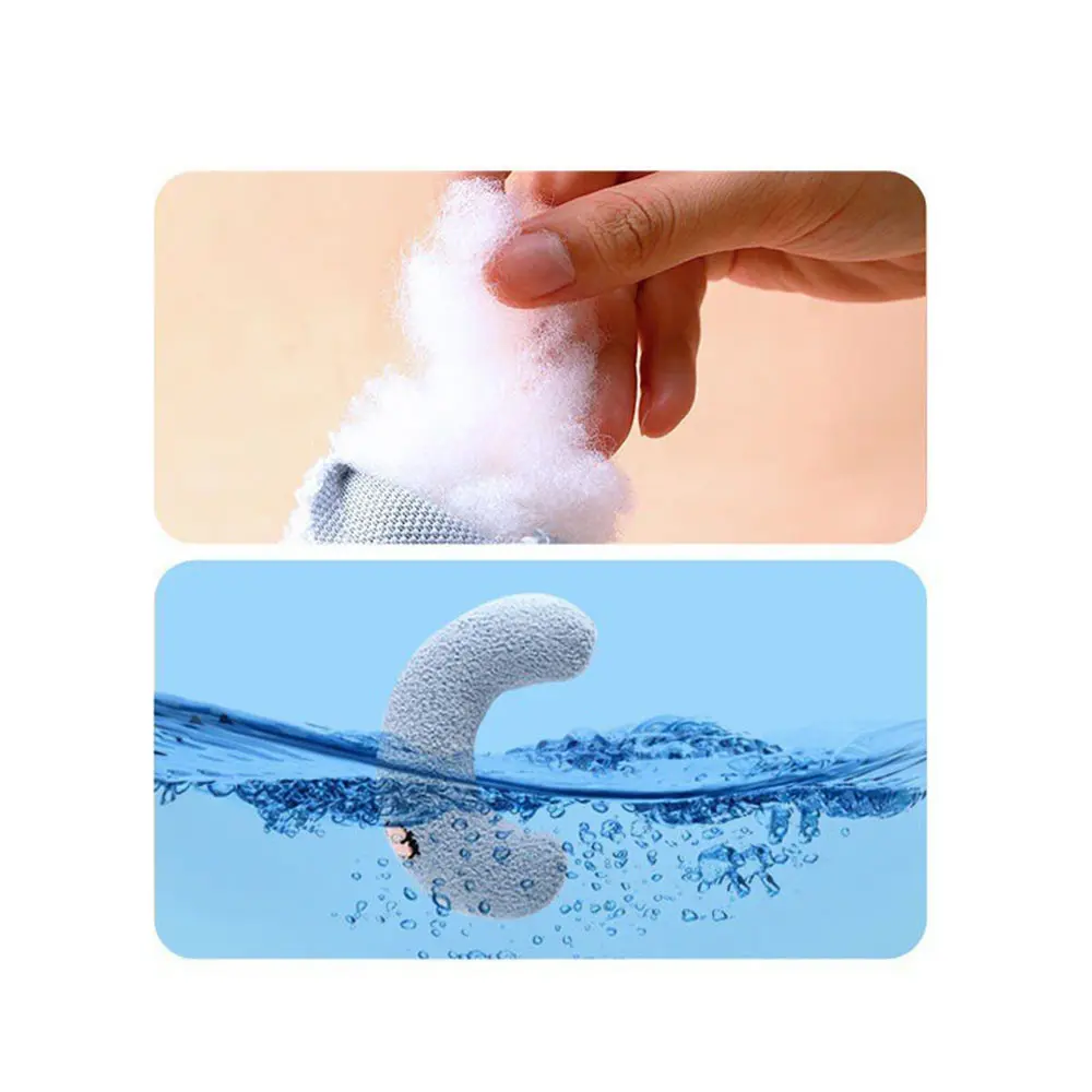 Pet U-shaped Neck Guard Pillow Soft Cotton Bite Resistant Warm Comfort For Cat Dog Winter Sleeping