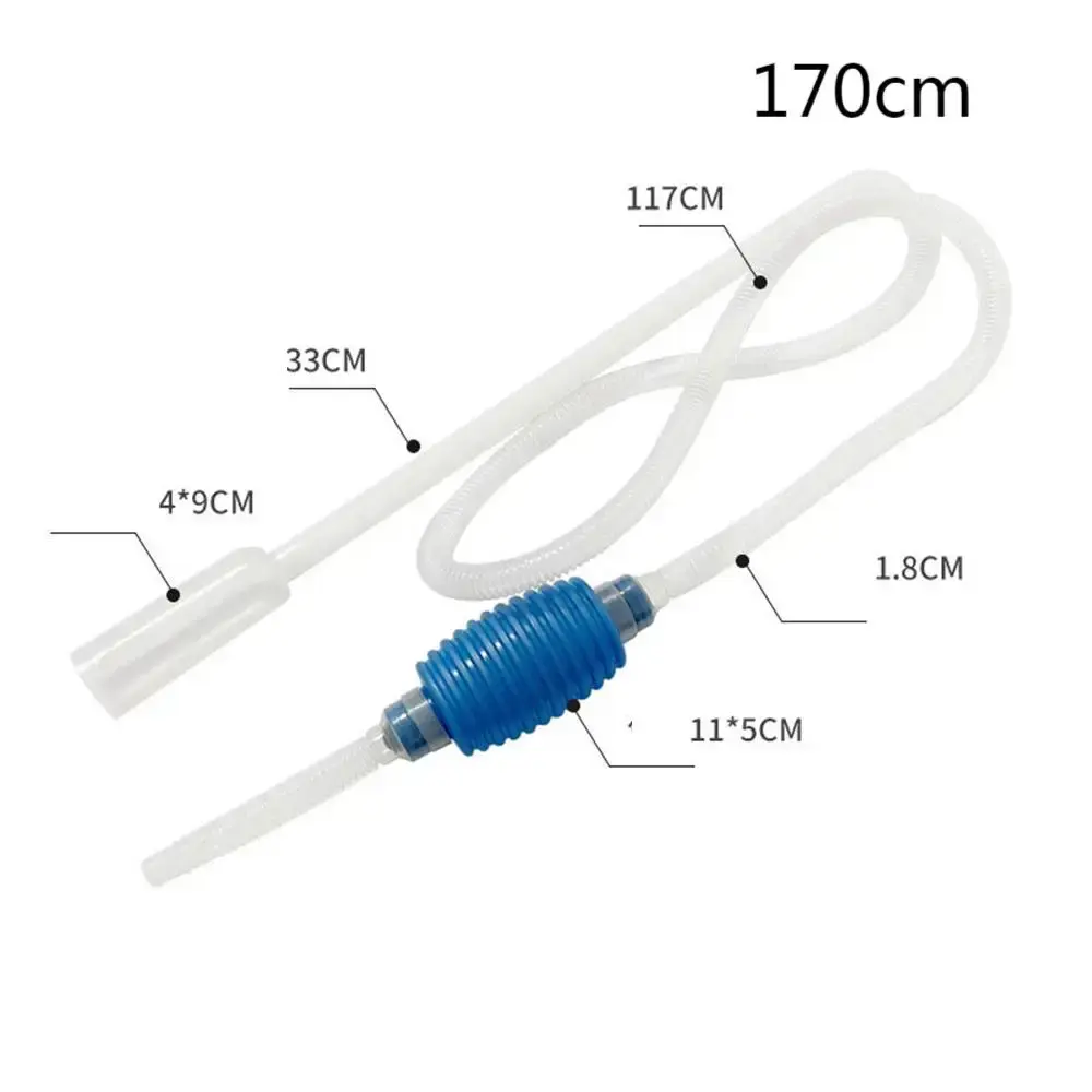 Aquarium Water Changer Fish Tank Siphon Water Pumping Pipe Vacuum Gravel Water Filter Cleaner Aquarium Cleaning Tool Accessories
