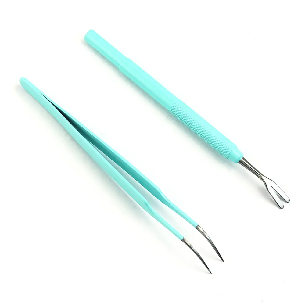Professional Tick Remover Tool Tweezers for Pets and Humans Stainless Steel Flea Tick Clip Fork Tweezer for Dogs Cats