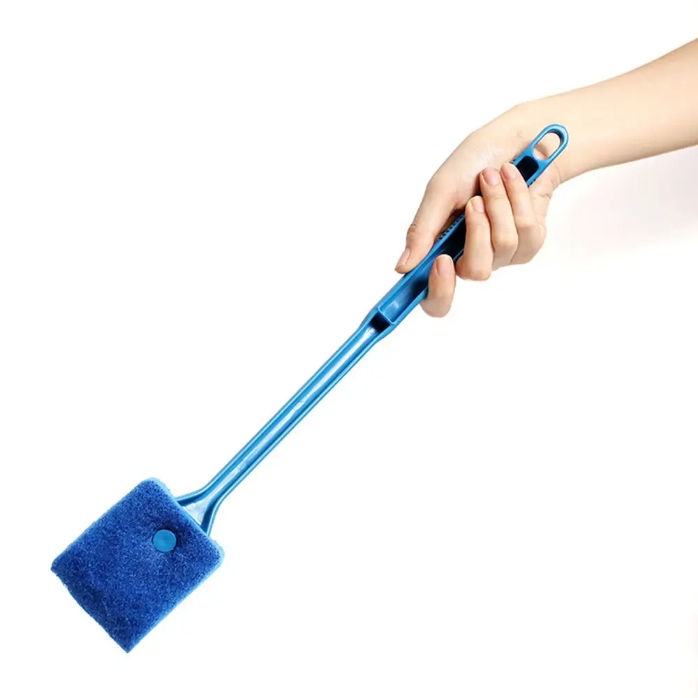 Aquarium Cleaning Brushes Glass Acrylic Fish Tank Algae Clean Tools Double Sided Algae Scraper Sponge Aquarium Accessories