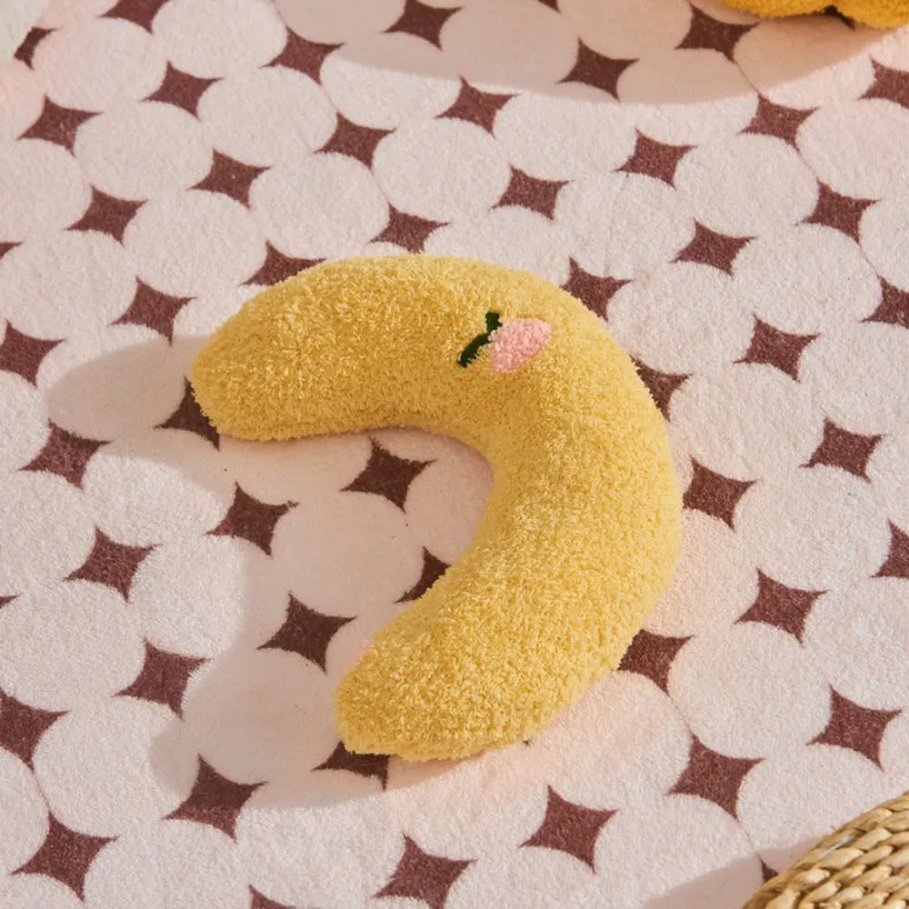 Pet U-shaped Neck Guard Pillow Soft Cotton Bite Resistant Warm Comfort For Cat Dog Winter Sleeping