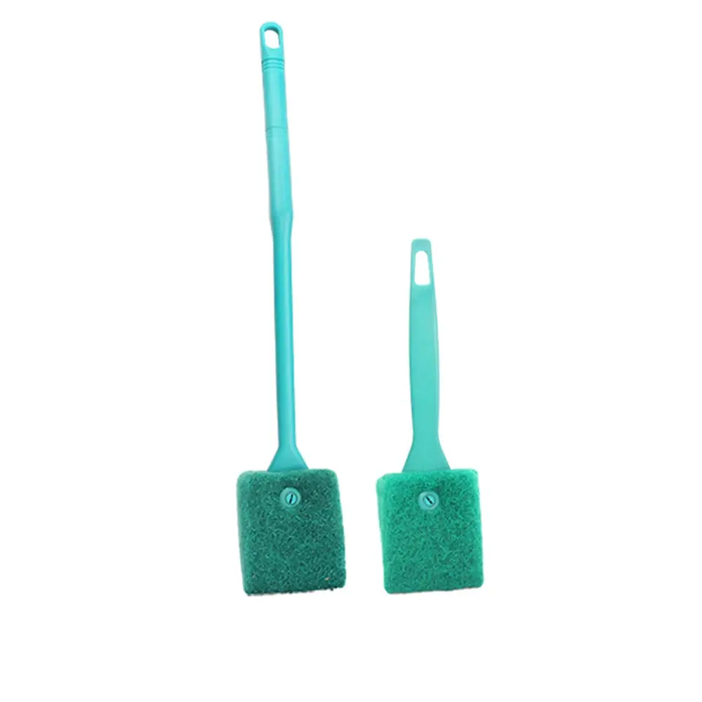 Aquarium Cleaning Brushes Glass Acrylic Fish Tank Algae Clean Tools Double Sided Algae Scraper Sponge Aquarium Accessories