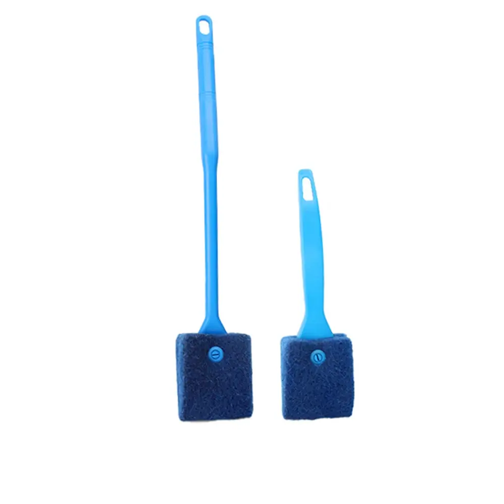 Aquarium Cleaning Brushes Glass Acrylic Fish Tank Algae Clean Tools Double Sided Algae Scraper Sponge Aquarium Accessories