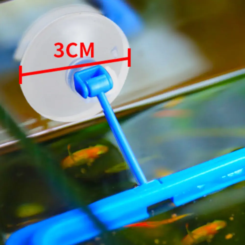 2pcs Aquarium Feeding Ring Floating Food Tray Fish Tank Station  Square Round Feeder  Fish Feeding Suction Cup Aquarium Supplies