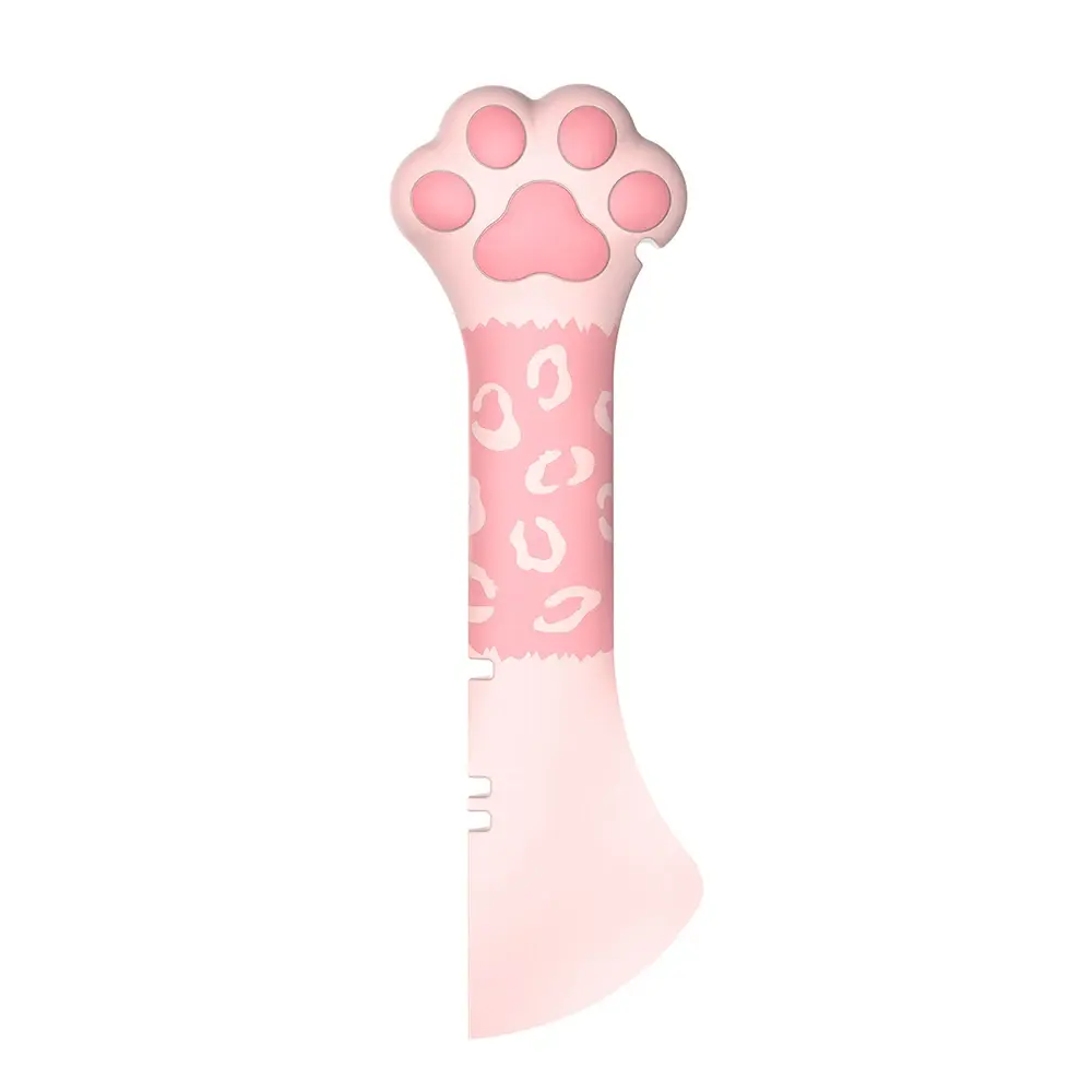 Pet Canned Opener Multifunction  Silicone Bionic Cat Paw Shaped Can Opener Wet Food Mixing Spoon Pets Tableware Pet Accessories