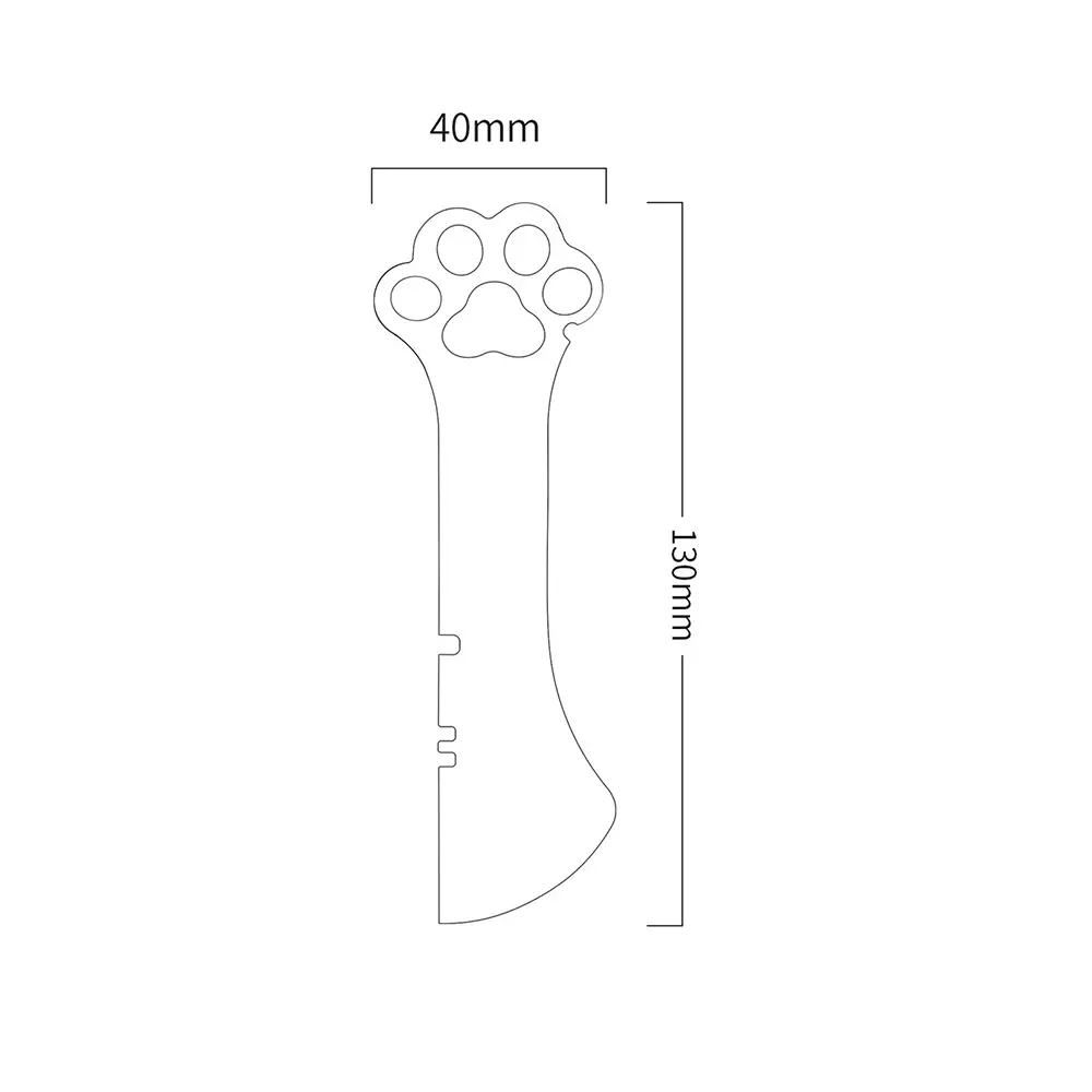 Pet Canned Opener Multifunction  Silicone Bionic Cat Paw Shaped Can Opener Wet Food Mixing Spoon Pets Tableware Pet Accessories