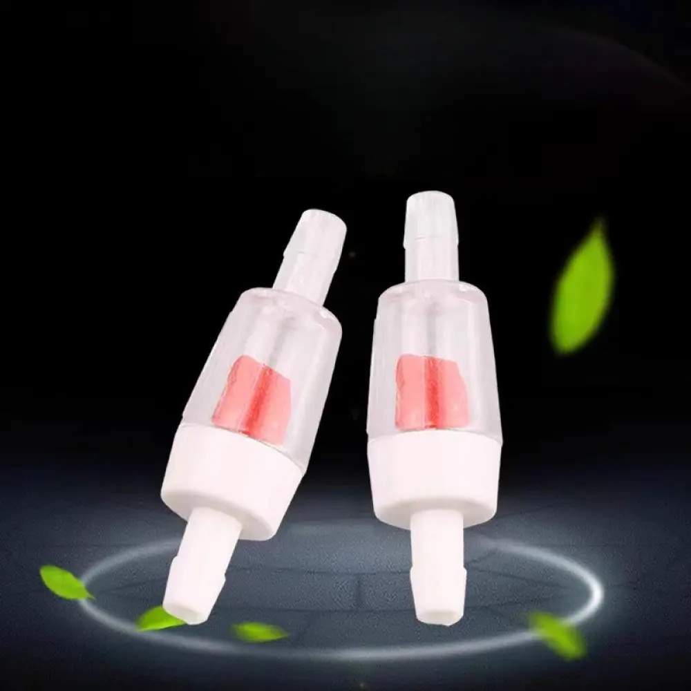Aquarium Check Valve Plastic One Way Non-Return Air Pump Accessories for Fish Tank 4/6mm AirLine Tube with Enhanced Oxygen Flow