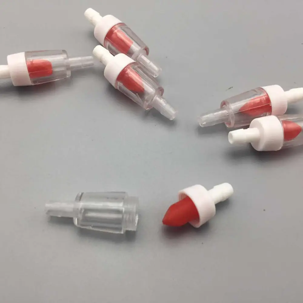 Aquarium Check Valve Plastic One Way Non-Return Air Pump Accessories for Fish Tank 4/6mm AirLine Tube with Enhanced Oxygen Flow