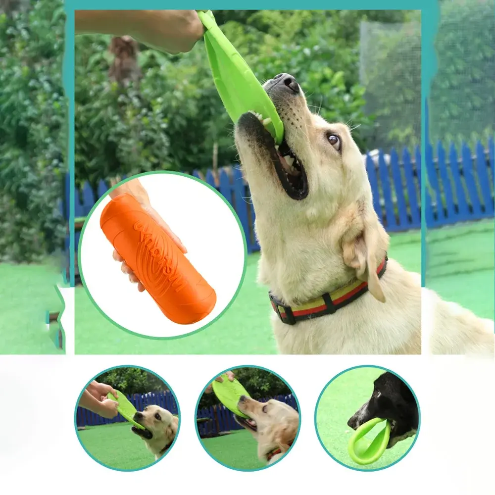 Dog Frisbeed Toys Multicolor Pet Dog Outdoor Game Flying Discs Trainning Interactive Toy Bite Resistant Flying Disc Pet Supplies