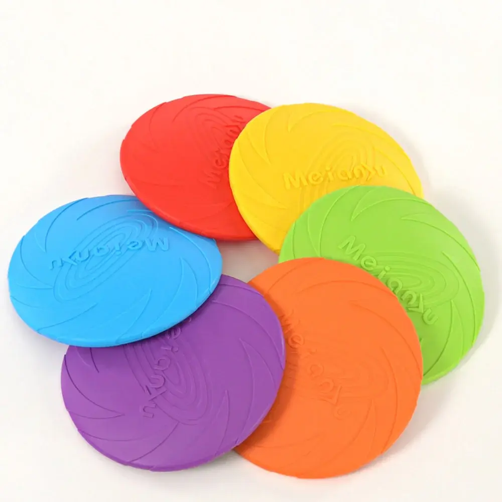 Dog Frisbeed Toys Multicolor Pet Dog Outdoor Game Flying Discs Trainning Interactive Toy Bite Resistant Flying Disc Pet Supplies