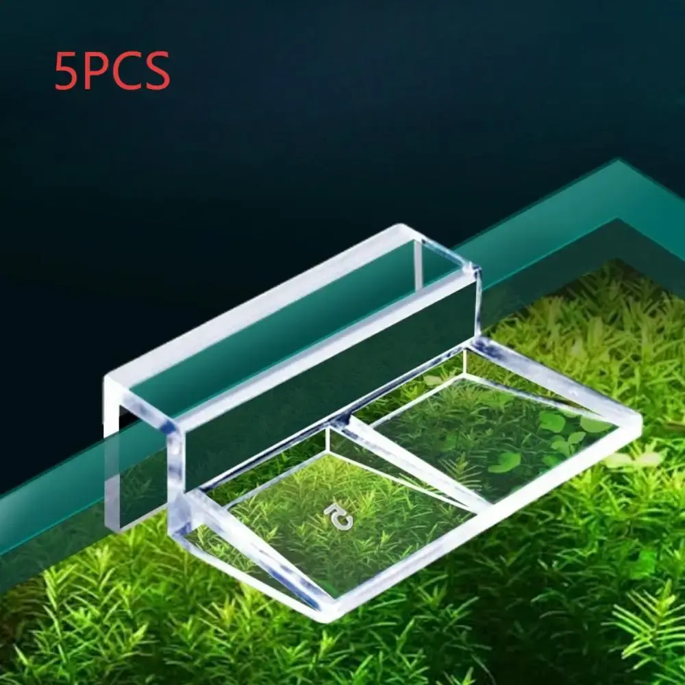 5/6/8/10/12mm Fish Tank Cover Plate Clip Brackets Aquarium Acrylic Clip Glass Cover Support Holders Clamps Accessories