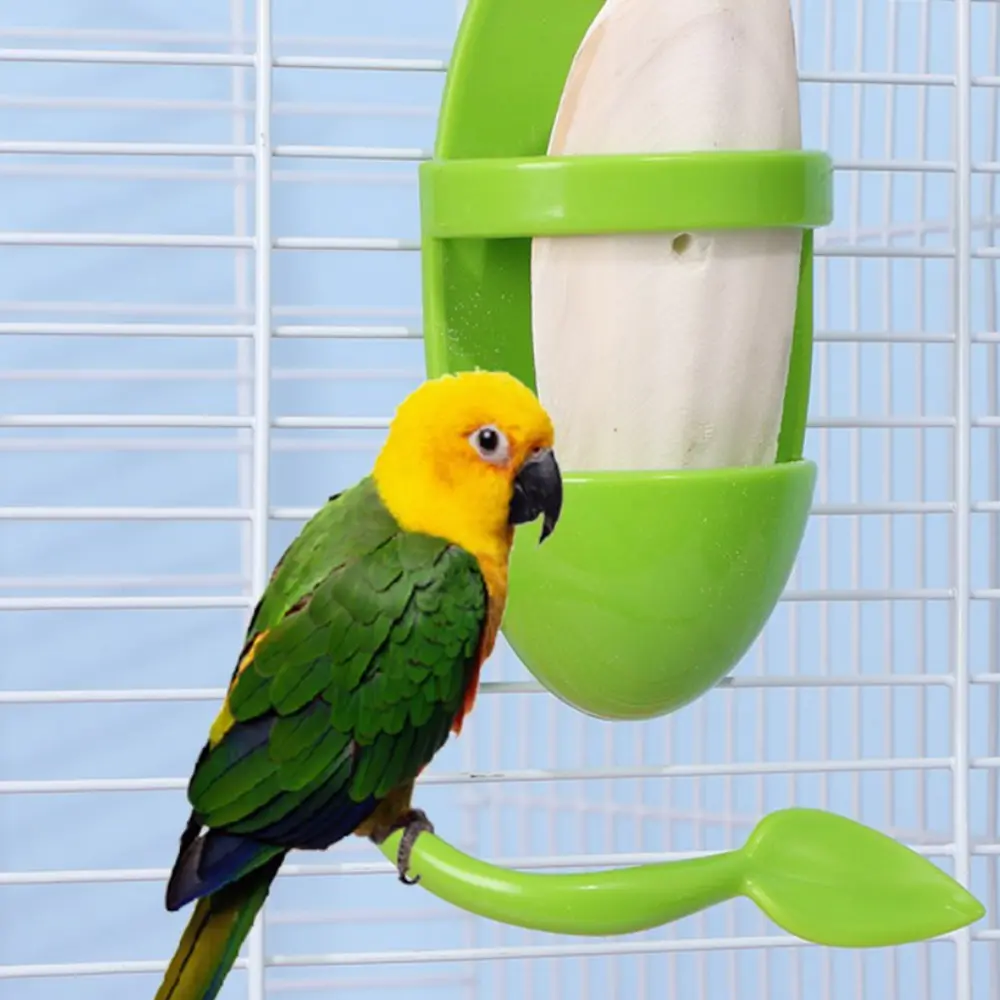 Multi-Functional Cuttlebone Feeder Holder With Adjustable Hanging Design For Parrot Cage Budgie Parakeet Cockatiel Small Birds