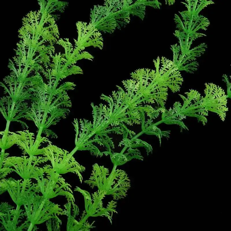 Aquarium Plants Decoration Artificial Green Waterweed Aquatic Plants Decor for Fish Tank Aquarium Accessories Decorations