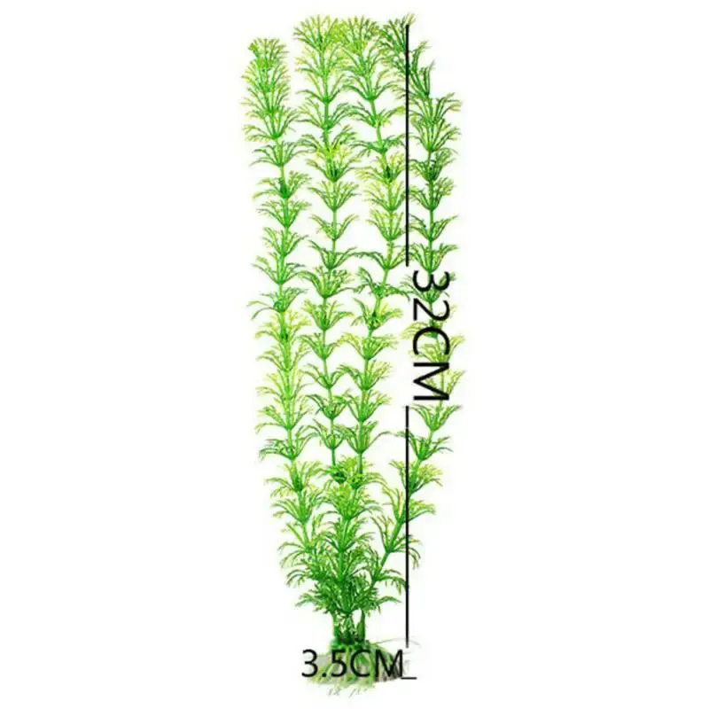 Aquarium Plants Decoration Artificial Green Waterweed Aquatic Plants Decor for Fish Tank Aquarium Accessories Decorations