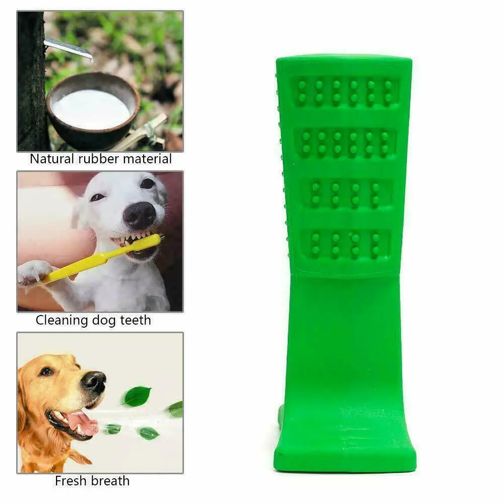 Dog & Pet Chew Toy Teeth Cleaning Oral Care Bite Resistant Toothbrush Stick Bad Breath Removable Supplies