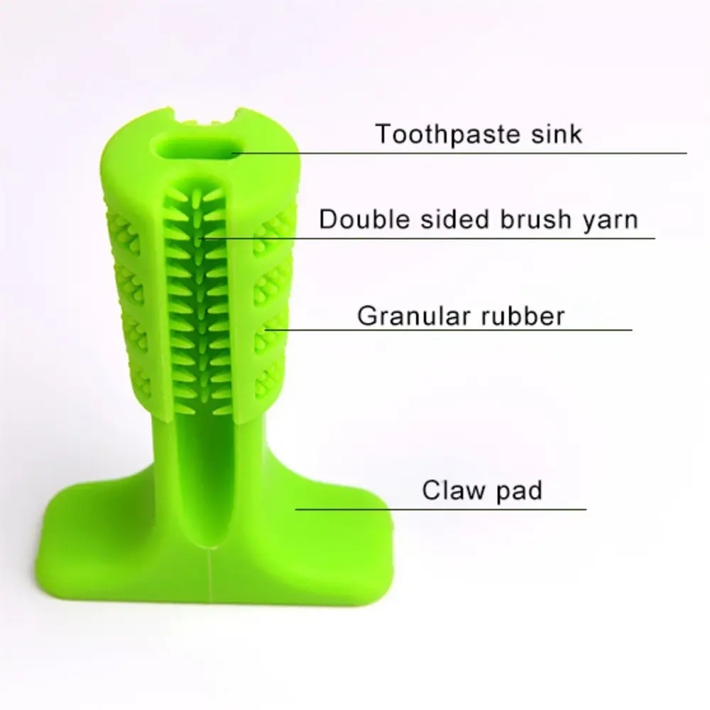 Dog & Pet Chew Toy Teeth Cleaning Oral Care Bite Resistant Toothbrush Stick Bad Breath Removable Supplies