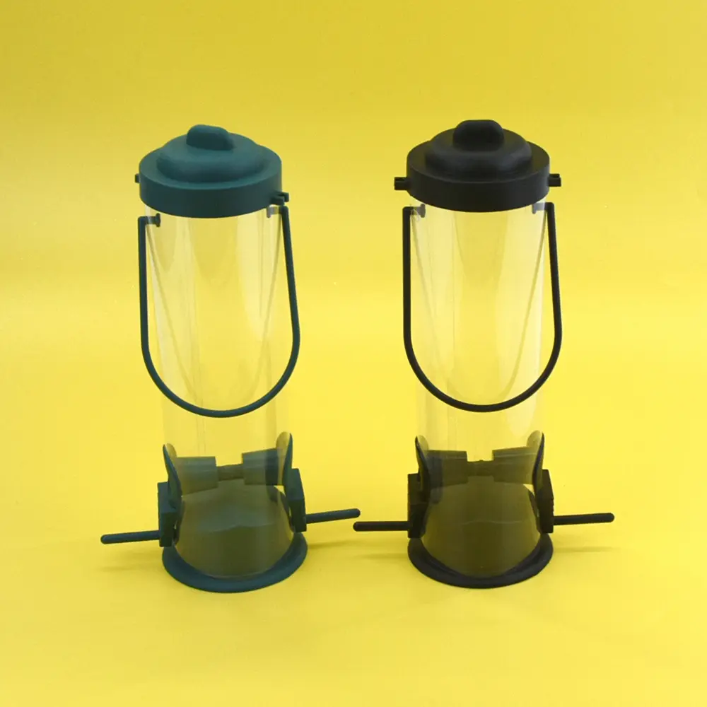 Automatic Bird Feeder With Multiple Holes Durable Hanging Design For Wild Flying Animals Outdoor Garden Paddock Patio