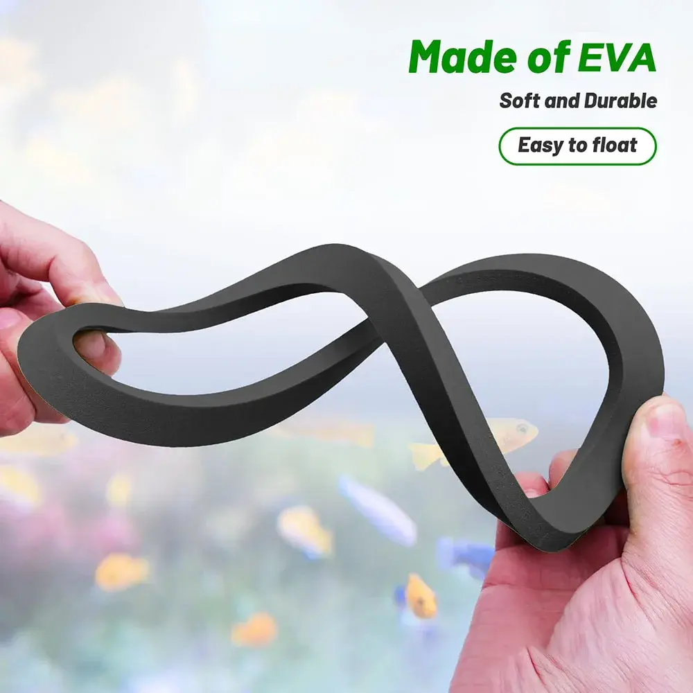 5pcs Aquarium Floating Plant Rings Fish Tank Fish Feeding Rings Floating Grass Blocking Rings Pond Aquarium Accessories