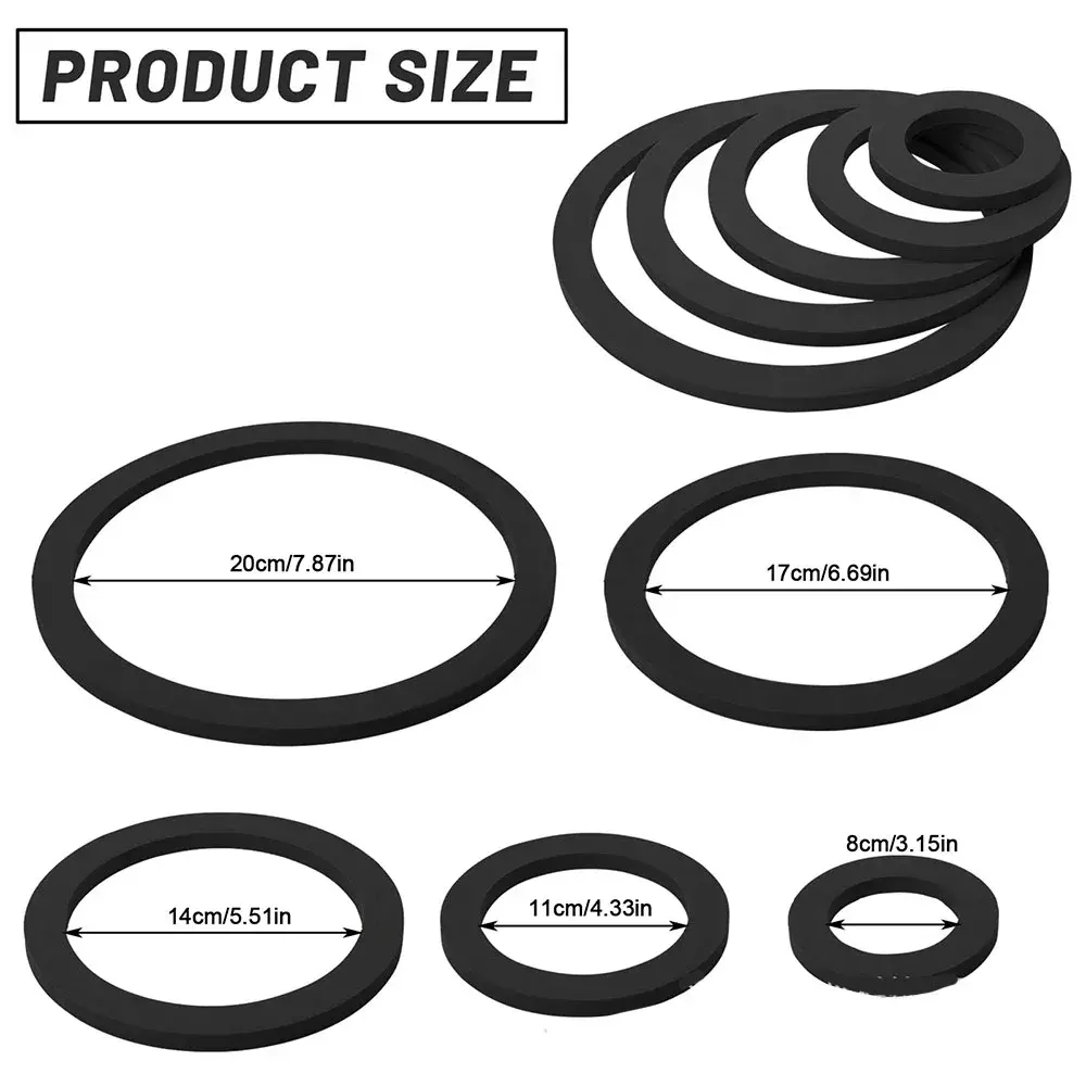 5pcs Aquarium Floating Plant Rings Fish Tank Fish Feeding Rings Floating Grass Blocking Rings Pond Aquarium Accessories