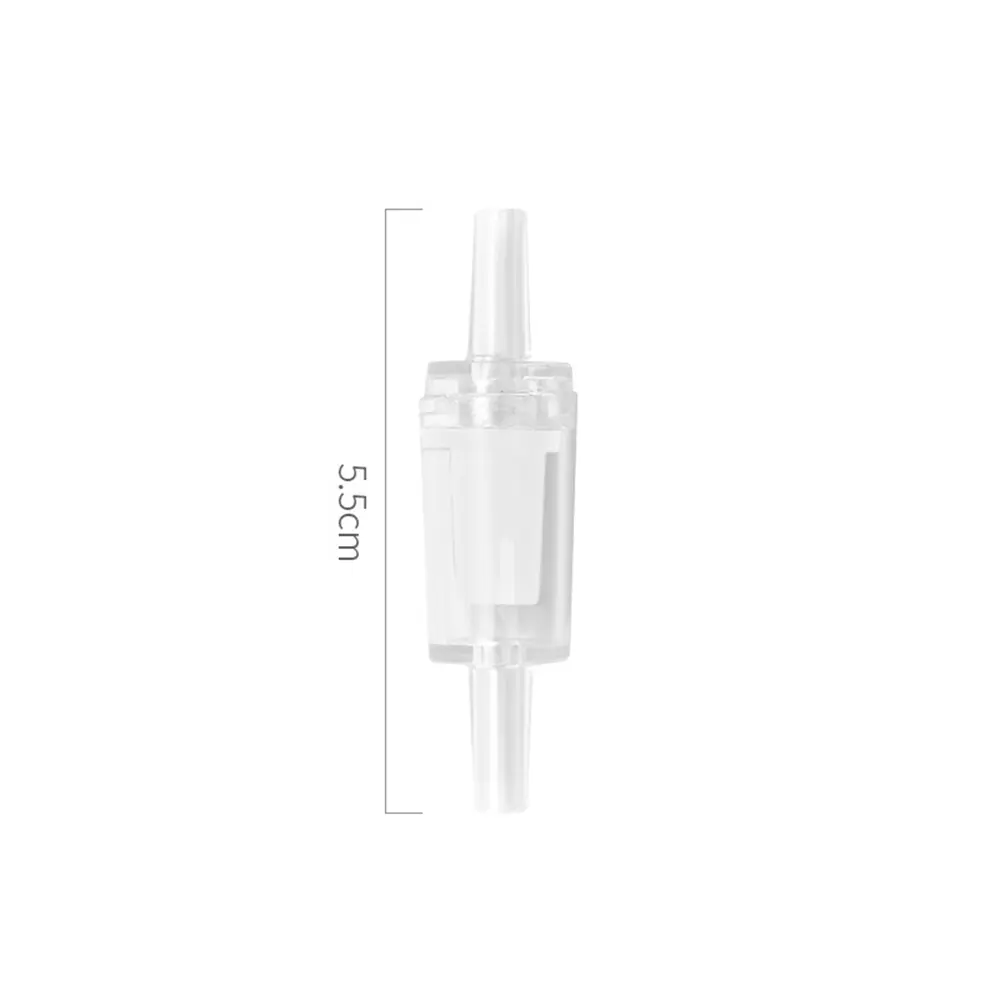 2pcs Plastic Check Valve For Aquarium Air Pump Non-Return 4mm AirLine Tube CO2 System Fish Tank