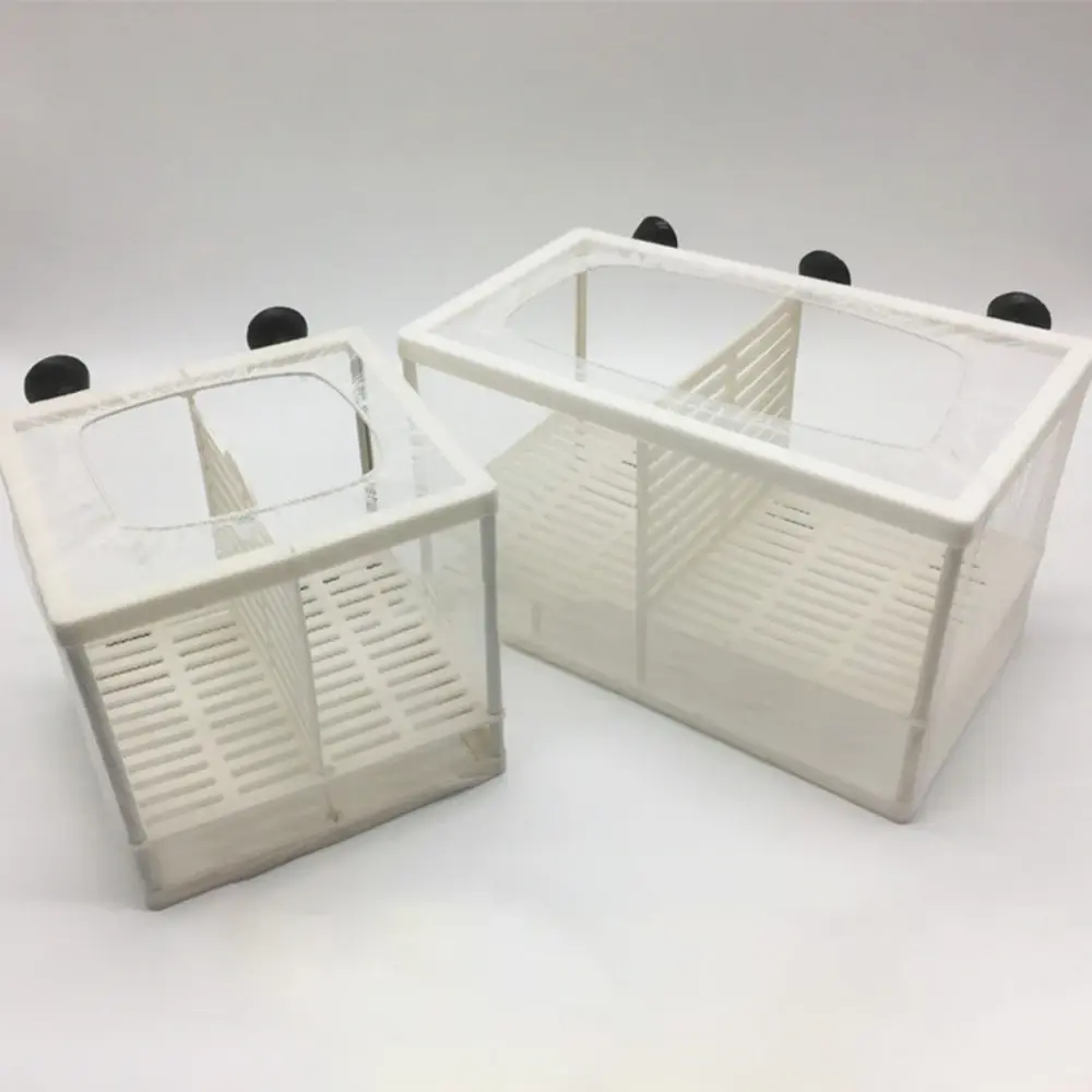 Aquarium Fish Breeding Breeder Box Baby Fish Hatchery Isolation Net Box Fish Tank Hanging Incubator Box Aquarium Supplies