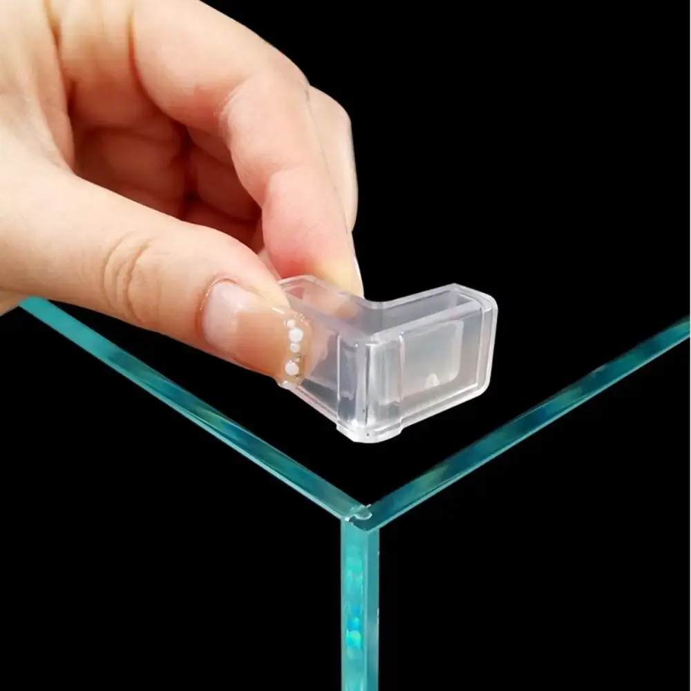 Fish Tank Corner Protector Silicone Adhesive-free Glass Acrylic Fish Tank Corner Protector Anti-collision Aquarium Supplies