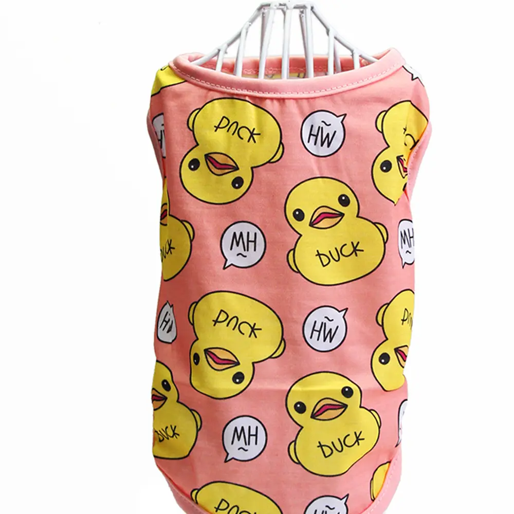 Cartoon Soft Cotton Pet Apparel - All-Season Pajamas & Outfits for Small Dogs & Cats