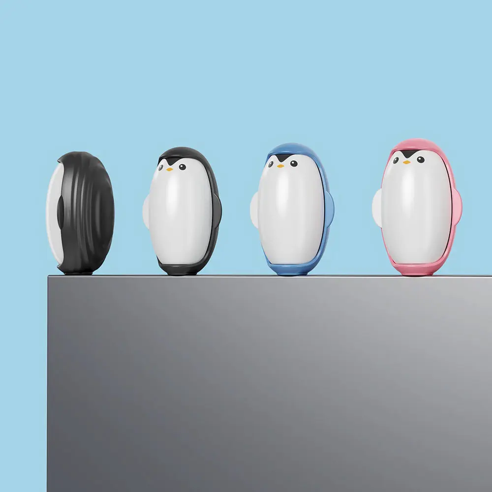 Penguin Lint Remover With Washable Adhesive Layer & Portable Design Multi-Surface Cleaning For Pet Hair Quick Reusable Tool