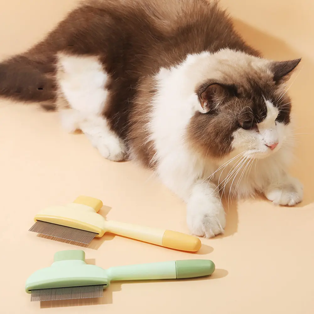 Dog & Cat Hair Remover Comb Knot & Hair Removal Self Cleaning Grooming Supplies