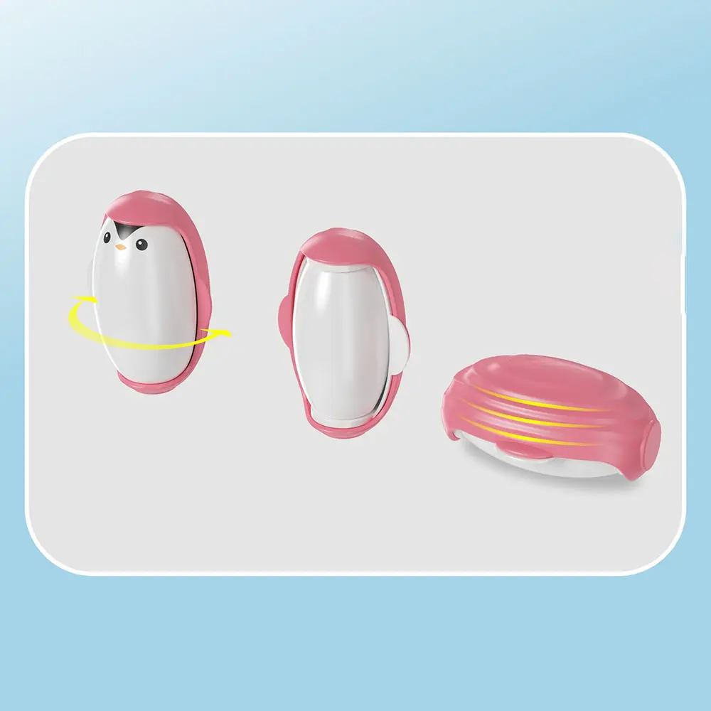 Penguin Lint Remover With Washable Adhesive Layer & Portable Design Multi-Surface Cleaning For Pet Hair Quick Reusable Tool