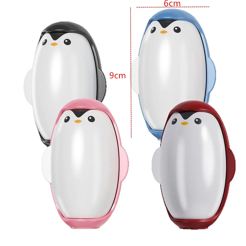 Penguin Lint Remover With Washable Adhesive Layer & Portable Design Multi-Surface Cleaning For Pet Hair Quick Reusable Tool
