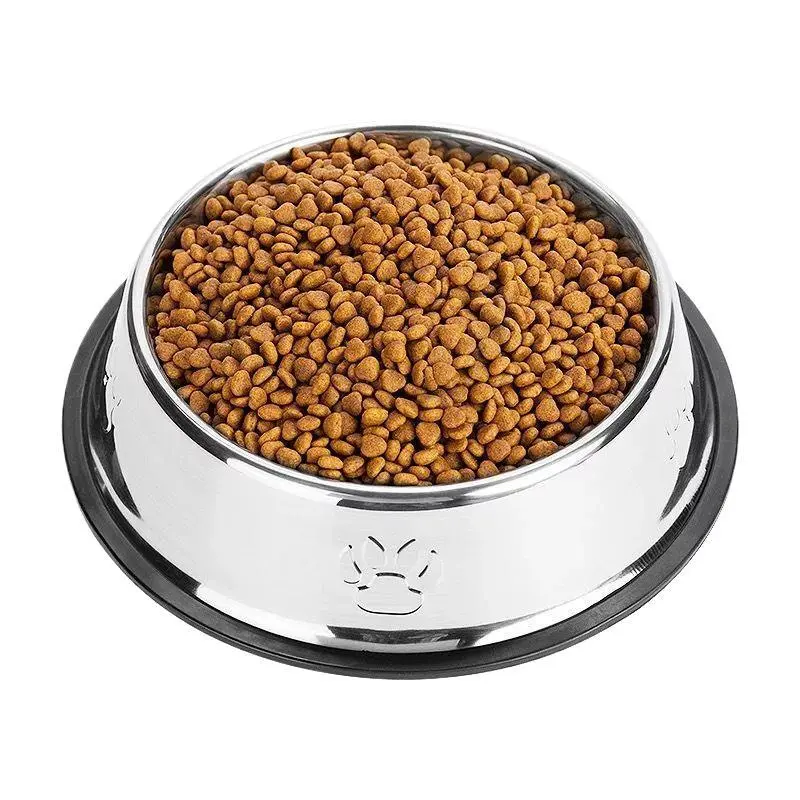 Cat Feeding Stainless Steel Pet Bowl Feed Water Food Bowls Multi-Specification Dog Cat Feeder Pet Supplies Dog Bowl
