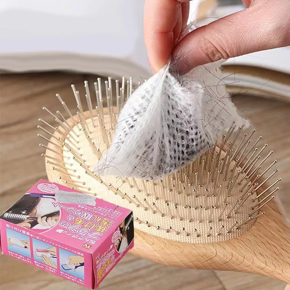 Japanese Airbag Comb Cleaning Sheet & Comb Cleaning Net Pet Comb Protection Paper for Effective Grooming Maintenance