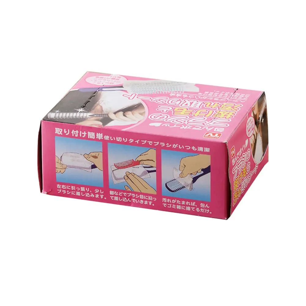 Japanese Airbag Comb Cleaning Sheet & Comb Cleaning Net Pet Comb Protection Paper for Effective Grooming Maintenance